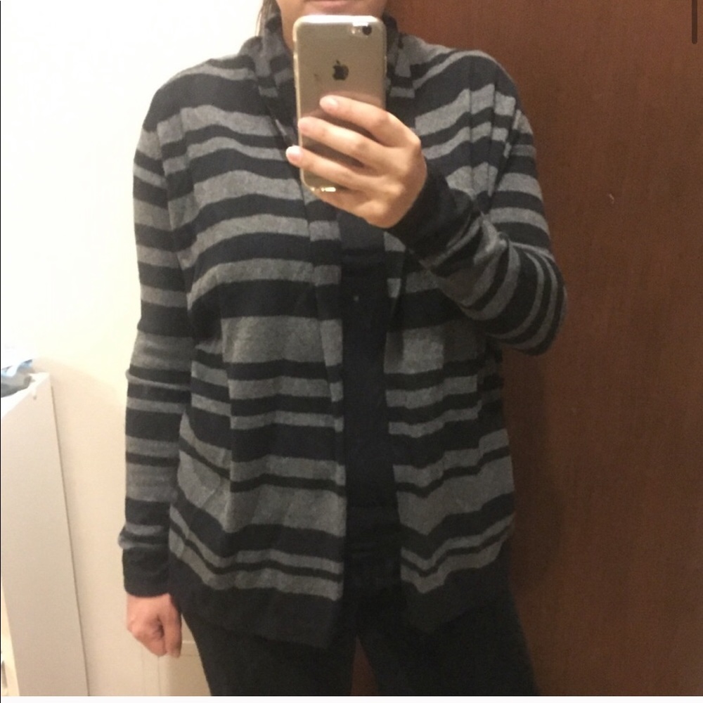 EUC Theory Ashtry striped cardigan